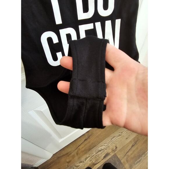 NWT Forever 21 "I Do Crew" Black Bodysuit Size Small - Picture 4 of 5